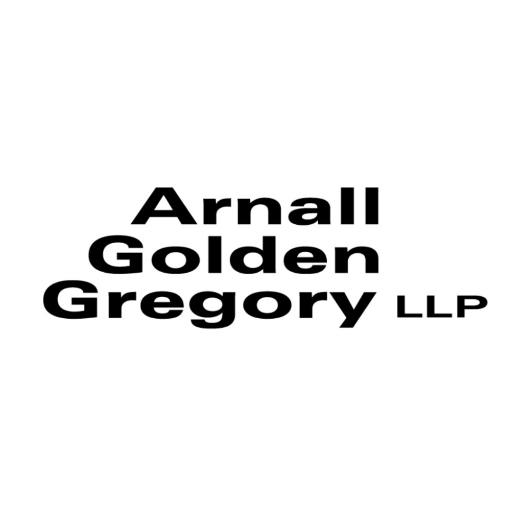 Black text on a white background reads "Arnall Golden Gregory LLP" in bold, with "LLP" in a smaller font size on the right.
